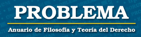 Problema anuario de filosofía y teoría del derecho